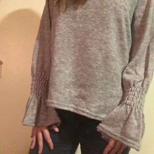 Bell sleeve sweater